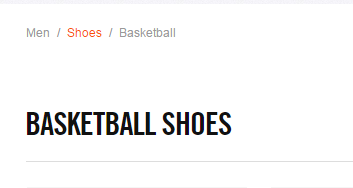 nike面包屑