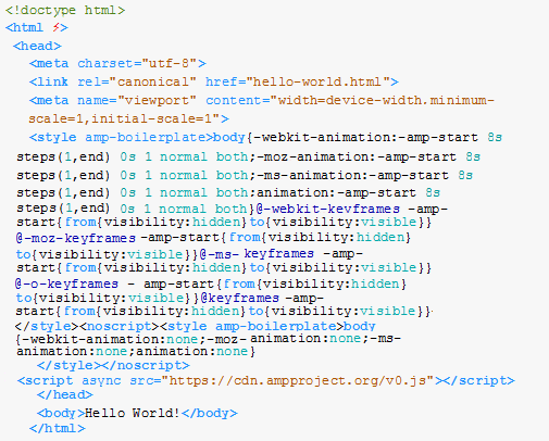 google-amp-html
