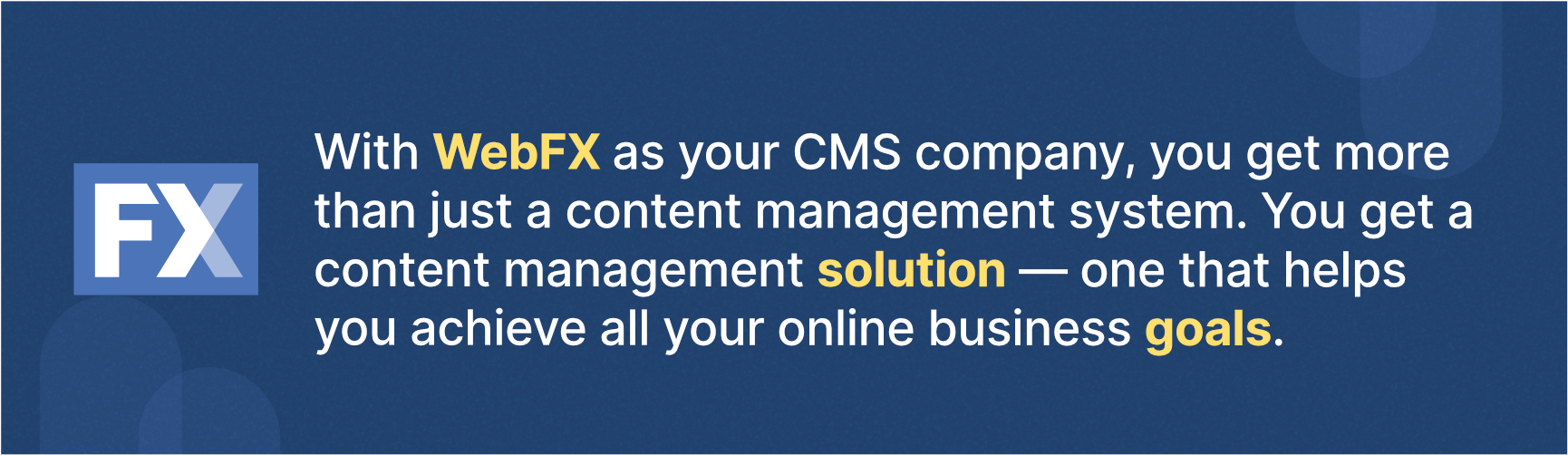 使用WebFX作为您的CMS公司......