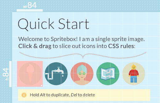 SpriteBox  -  CSS精灵