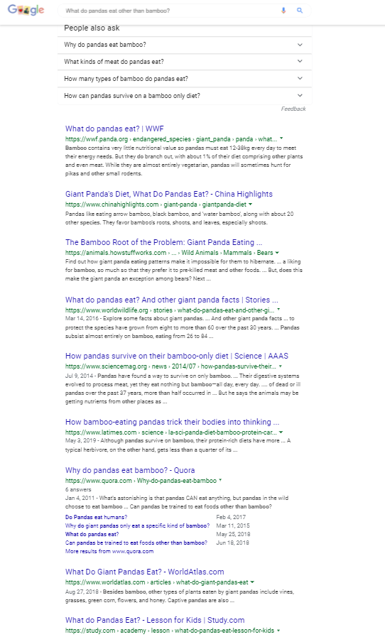 除了竹子，熊猫还吃什么