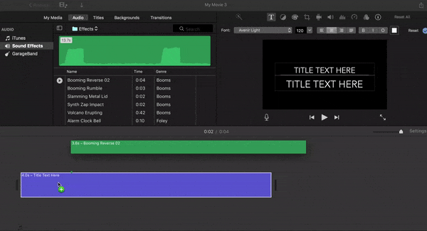 在iMovie上编辑视频