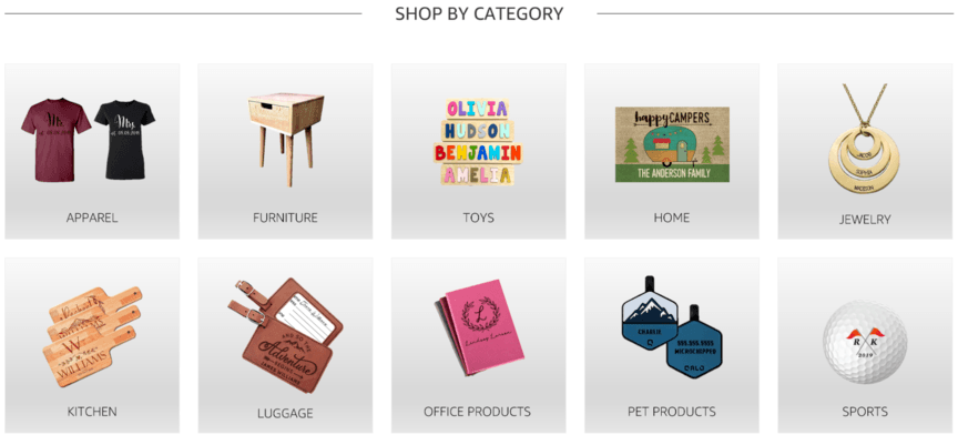 亚马逊自定义主页