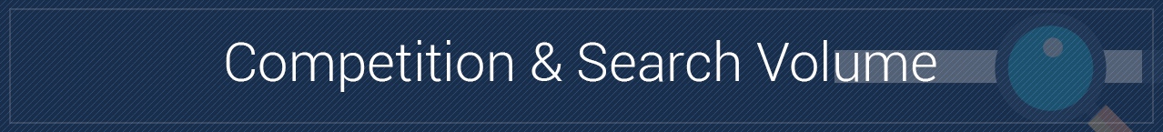 竞争和搜索量标题