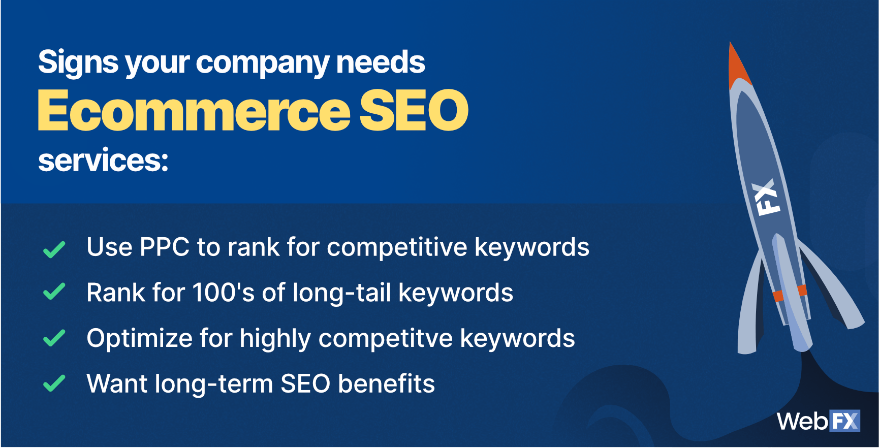 一个公司需要企业搜索引擎优化的标志，而不是传统的搜索引擎优化