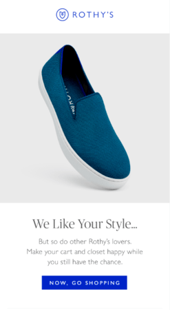 电子邮件营销驱动重复购买的例子